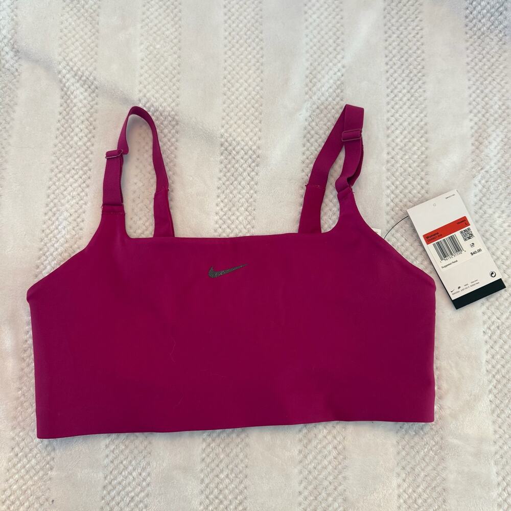 nwt nike training sports bra size Large